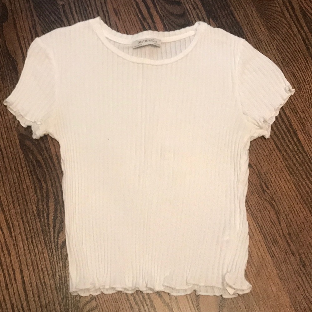 Zara white crop